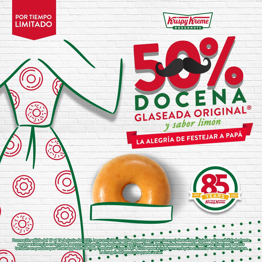 Krispy Kreme celebra a papá con sorpresas y experiencias deliciosas