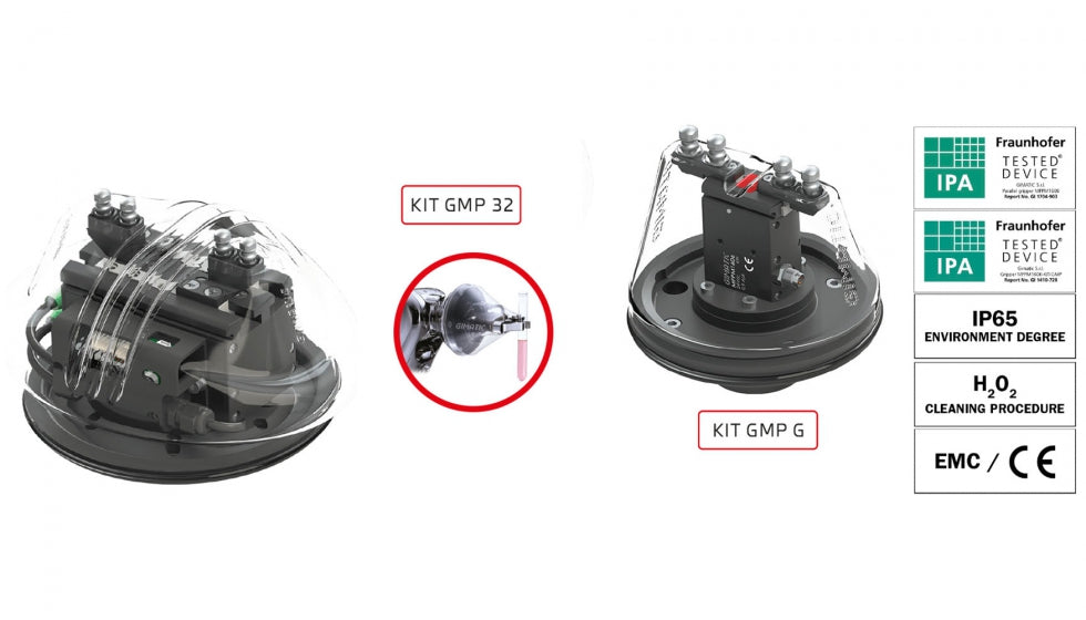 Gimatic Iberia presenta los kits GMP, una solución innovadora para la manipulación automatizada en sala blanca