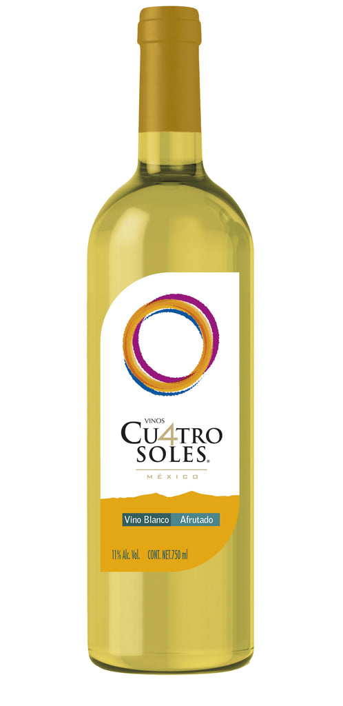 La Bodega mexicana Cu4tro Soles presenta su más reciente lanzamiento Vino Blanco Afrutado
