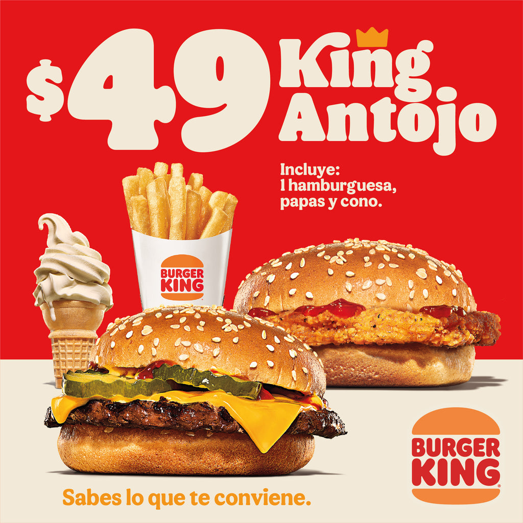 BURGER KING LANZA ‘KINGTELIGENTES’ LA CAMPAÑA PARA SATISFACER CON EL MEJOR ‘DEAL’ LOS ANTOJOS DE TODOS