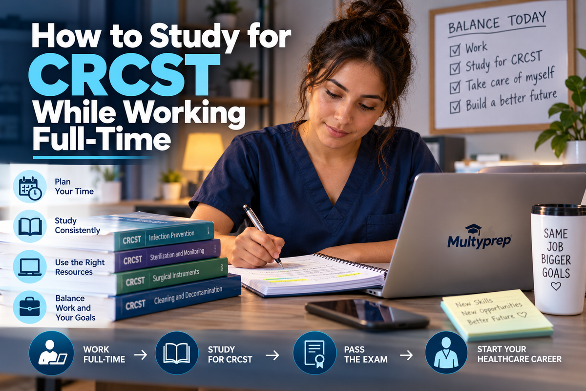 How to Study for CRCST While Working Full-Time (2026) – American ...