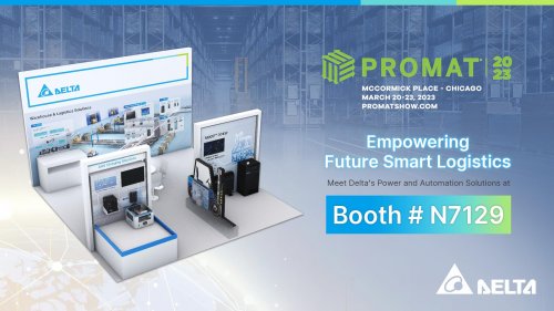 Delta Showcases New 30kW Wireless Charging System and Automation Solutions for Next-Generation Warehousing and Logistics at ProMAT 2023