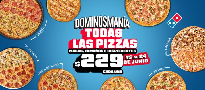 Domino’s Pizza pondrá todas sus pizzas a un precio irresistible por 10 días