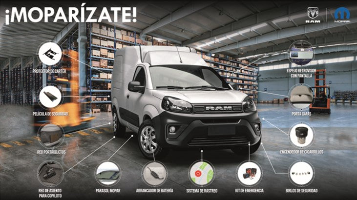 Mopar el aliado perfecto para Flotillas de Ram ProMaster Rapid