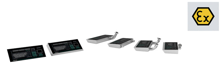 Rugged EXTA4 Keyboards Combine User-Friendly Design and Explosion Protection