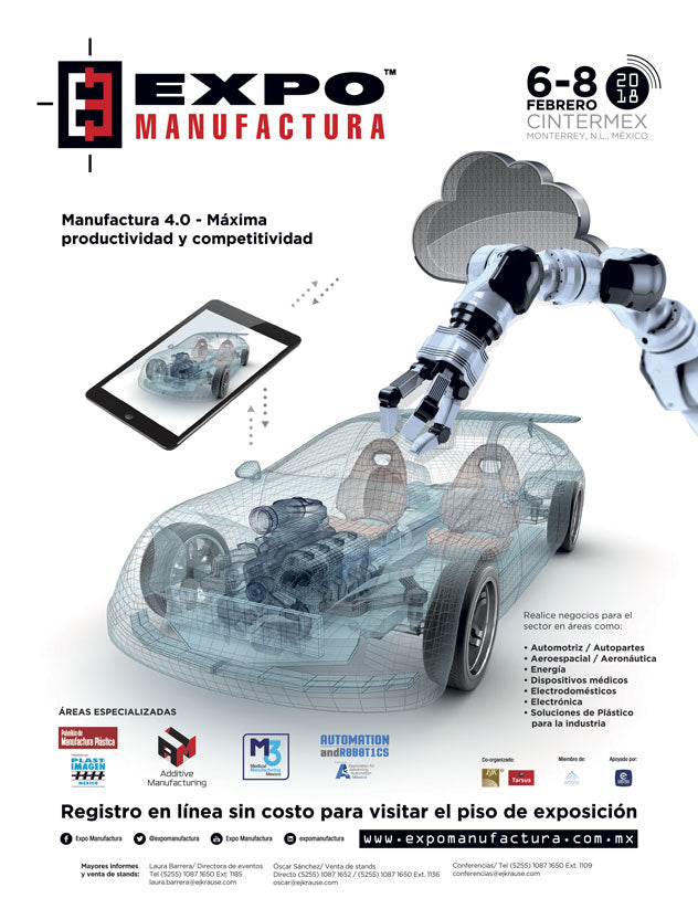 Visitenos en Expo Manufactura 2018