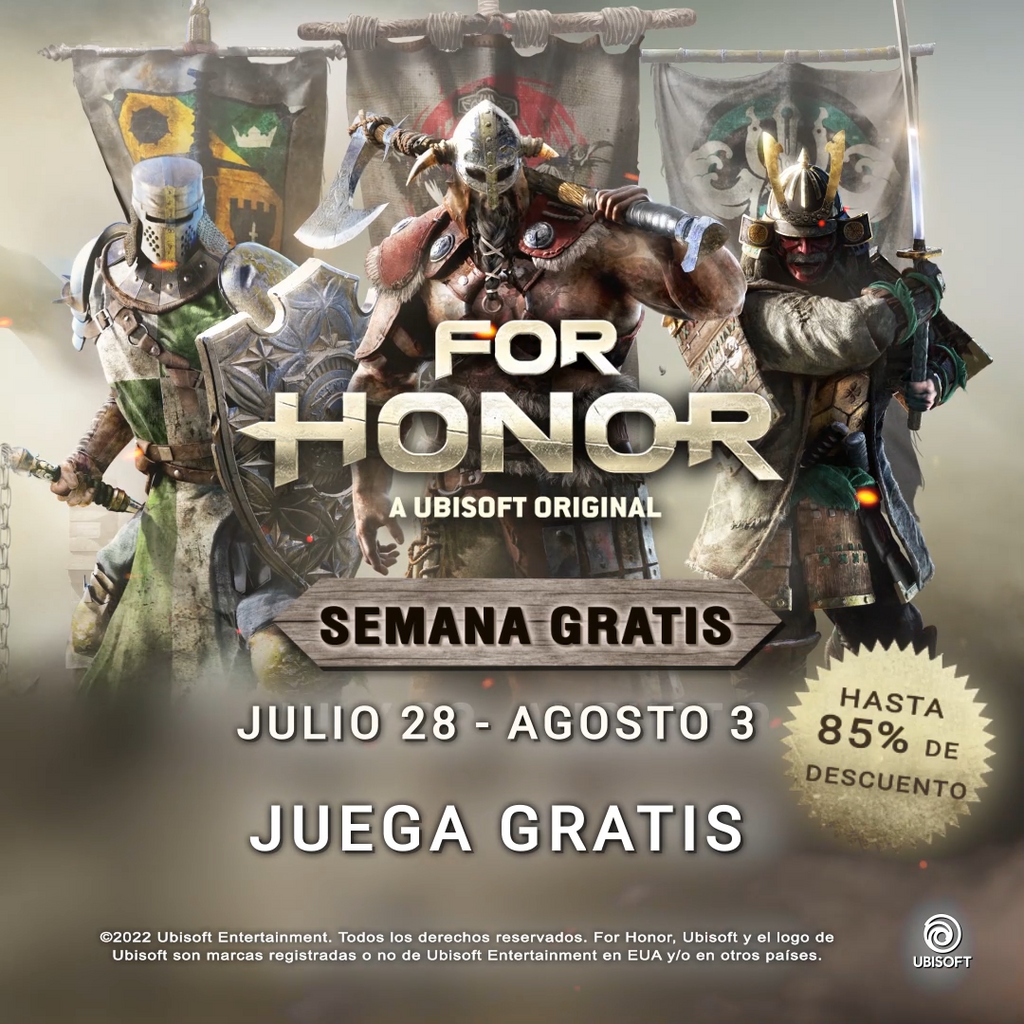 Salta al Campo de Batalla con la Semana Gratis de For Honor®