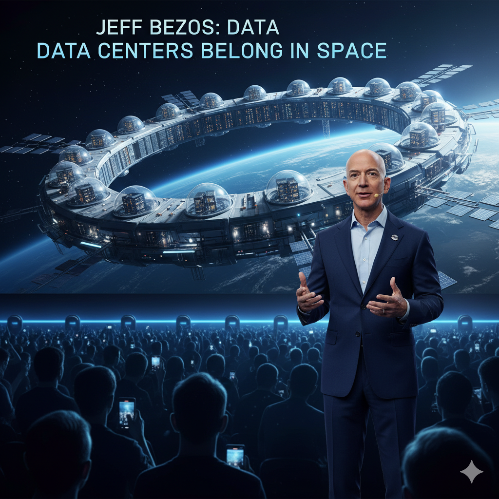 Jeff Bezos dice que los centros de datos deben estar en el espacio