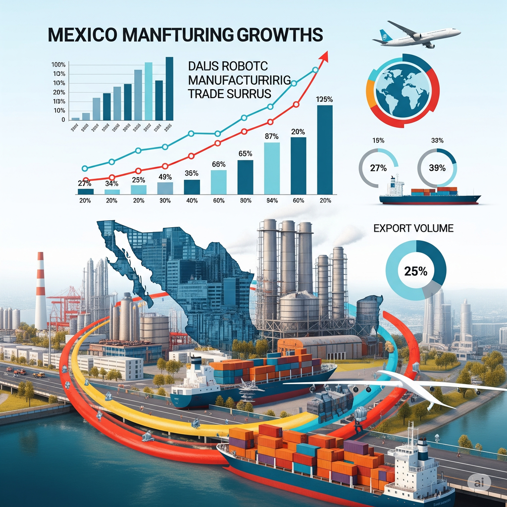 La manufactura mexicana mostró un crecimiento más moderado de lo esperado en junio de 2025