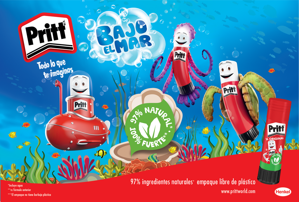 Pritt pionero en la introducción de un blíster hecho de papel reciclado y libre de plástico
