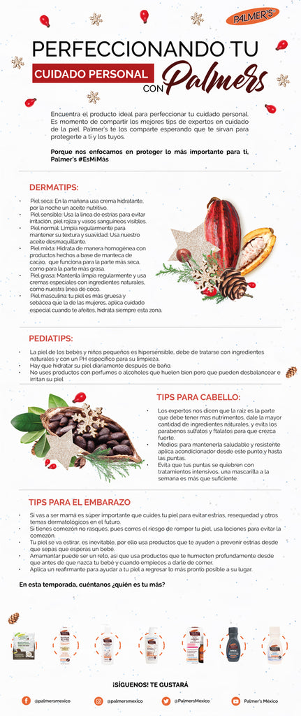 Perfecciona tu cuidado personal con Palmer's