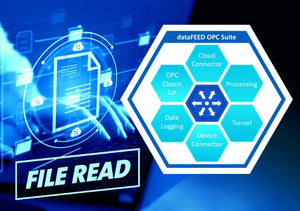 dataFEED OPC Suite Extended from Softing Industrial now supports the integration of production data from XML files