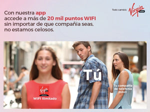 Engaña a tu compañía celular con el Wifi de Virgin