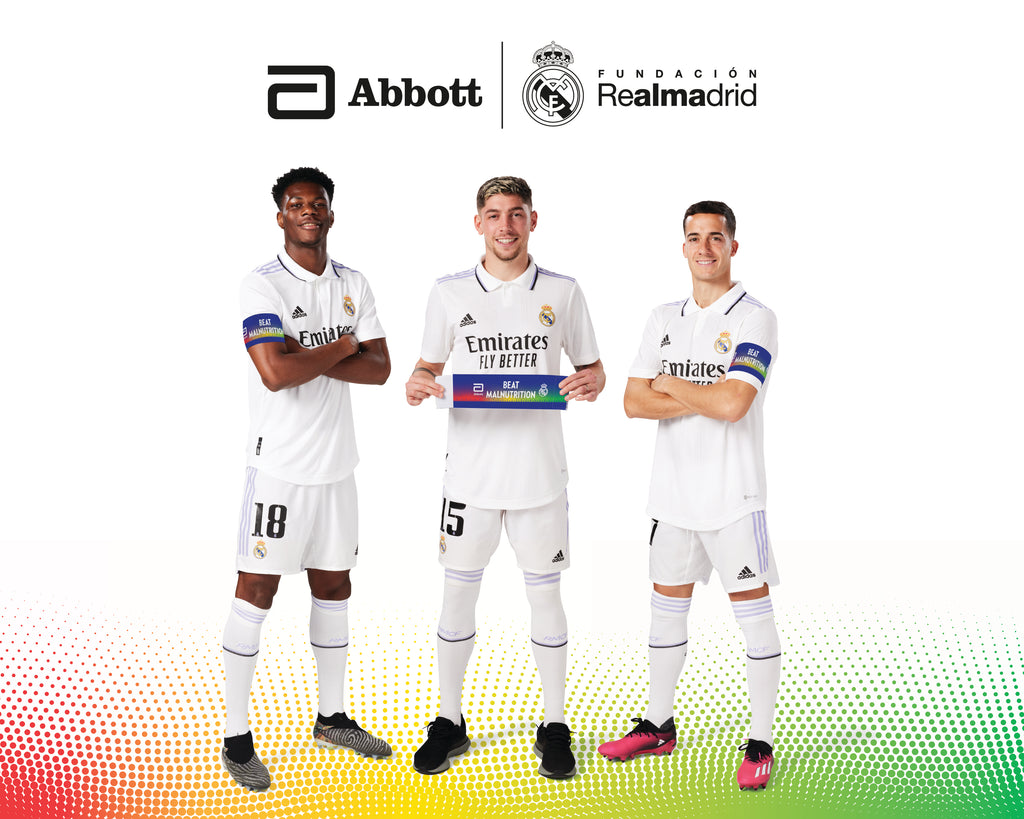 Abbott, Real Madrid y Fundación Real Madrid se unen para apoyar la nutrición