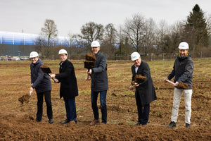 Groundbreaking ceremony for new building in Marbach Energy and Technology Park