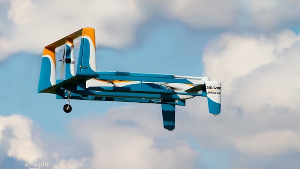 Amazon lands patent for delivery drones