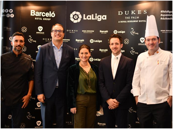 Barceló Hotel Group firma un acuerdo con LaLiga para promover la gastronomía española en Dubái