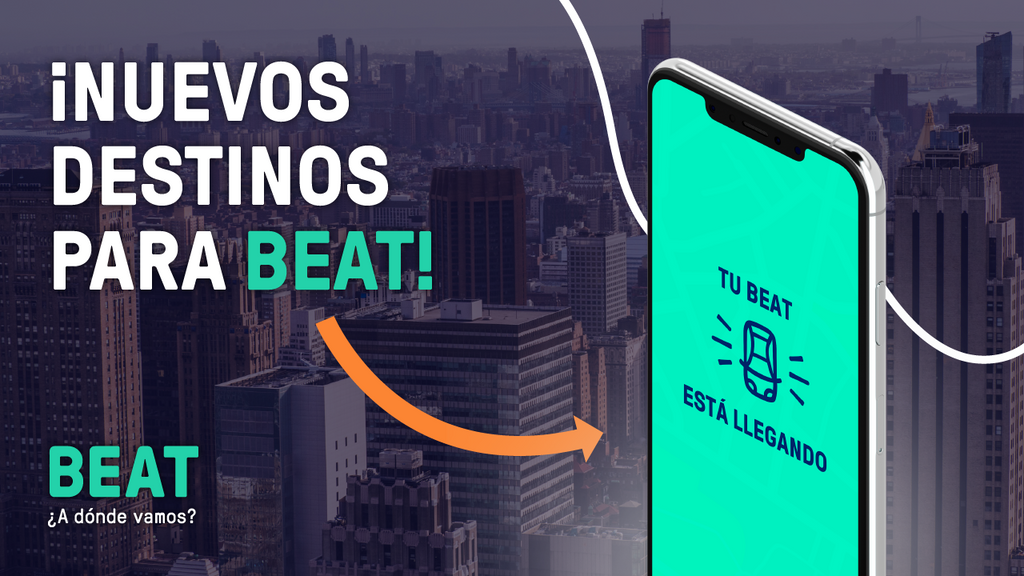 Beat continúa su rápido crecimiento en Latinoamérica, al iniciar operaciones en 9 nuevas ciudades