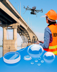 Meller Optics Introduces Sapphire Windows & Domes for Optimum Protection of Vision Systems on Drones