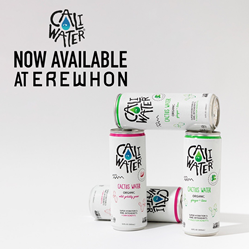 CALIWATER Cactus Based Functional Beverage by Founders OLIVER TREVENA and VANESSA HUDGENS