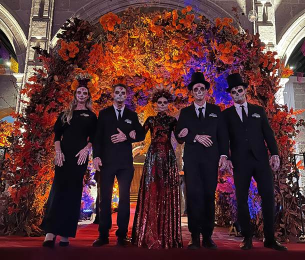 La Costeña celebró el lanzamiento de su campaña de Día de Muertos en el Ex Convento de San Hipólito