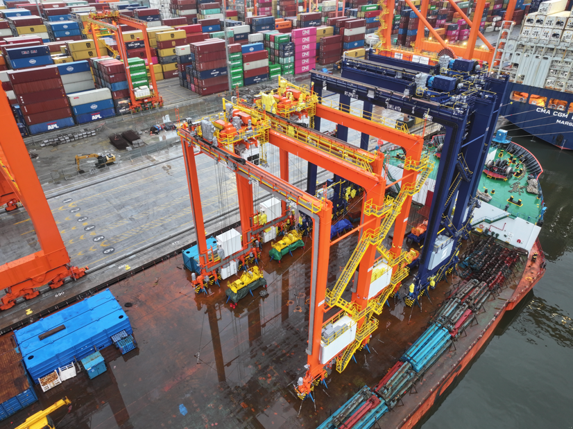 CONTECON MANZANILLO incorpora nuevas grúas híbridas en la fase 3B de su proyecto de expansión