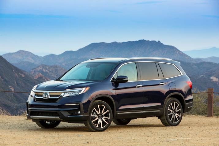 Honda Pilot 2019 nombrada Top Safety Pick+ por el IIHS