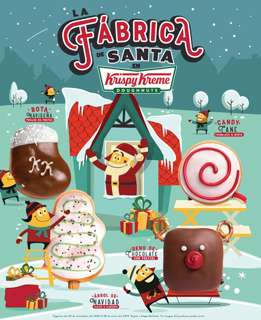 ¡La Fábrica de Santa llegó a Krispy Kreme!