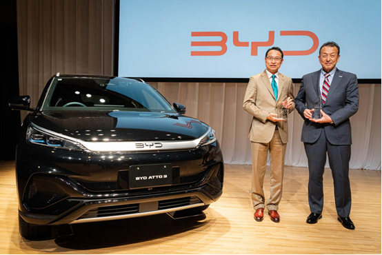 Dos modelos BYD triunfan en los premios "Vehículoeléctrico del año 2023 en Japón"
