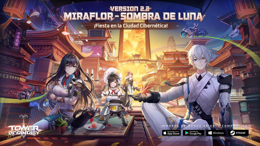 TOWER OF FANTASY LANZARÁ LA ACTUALIZACIÓN 2.2 MIRAFLOR - SOMBRA DE LUNA EL 22 DE DICIEMBRE