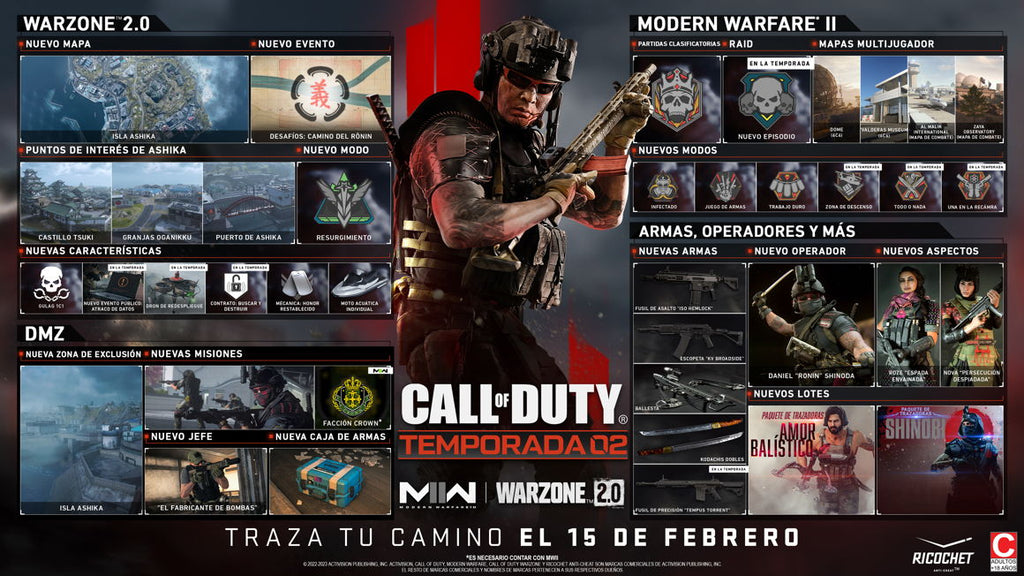 Traza tu camino en la Temporada 02 de Call of Duty