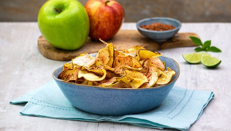 Chips de manzana: el snack healthy para disfrutar del mundial