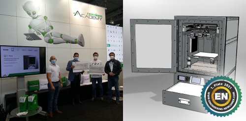 El diseño innovador y económico gana los premios Engineering Newcomer Award 2021 de norelem