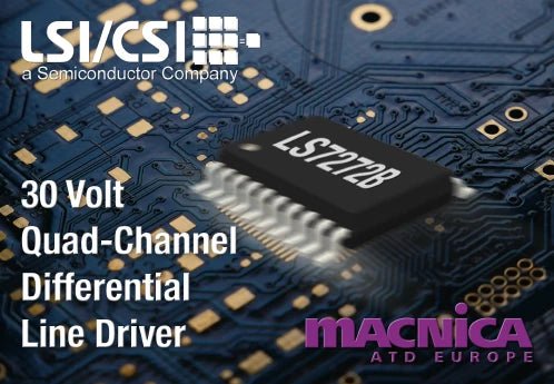 Quad Differential Industrial Power Line Driver