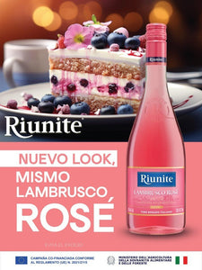 Celebra con Riunite® Lambrusco Rosé y haz de esos momentos algo especial