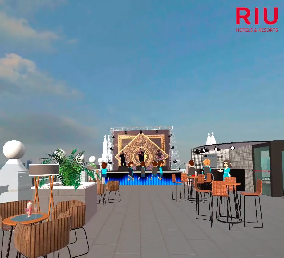 El metaverso de Riu Plaza España, escenario de la presentación del nuevo single de Rayden “Multiverso”