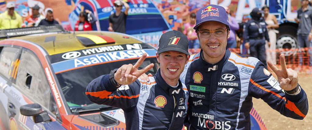 Hyundai Motorsport consigue podio en el regreso del WRC a México