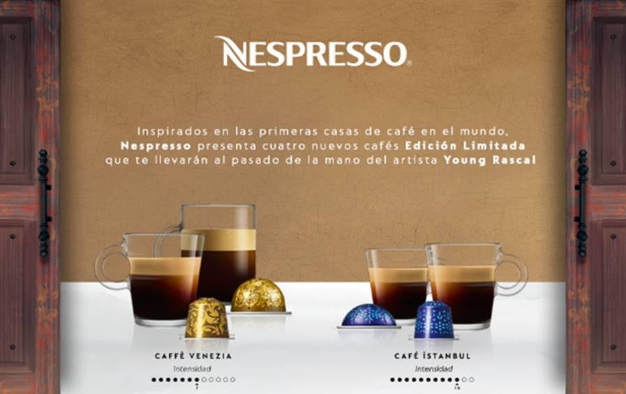 NESPRESSO TE LLEVA A VIAJAR EN EL TIEMPO